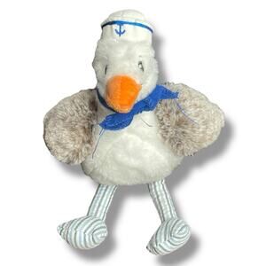 Preppy Pelican Bird Plush Sammy Seagull Sailor Stuffed Animal Nursery Shower 11"